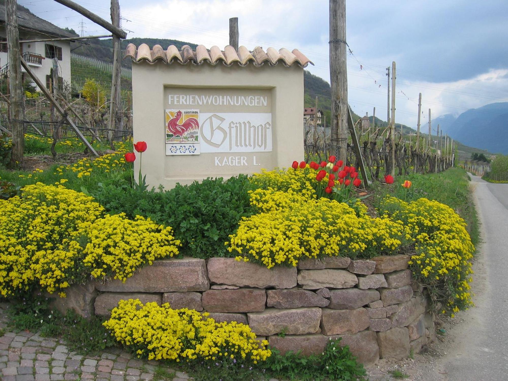 Gfillhof Ferienwohnung 3 Appiano Sulla Strada Del Vino Esterno foto